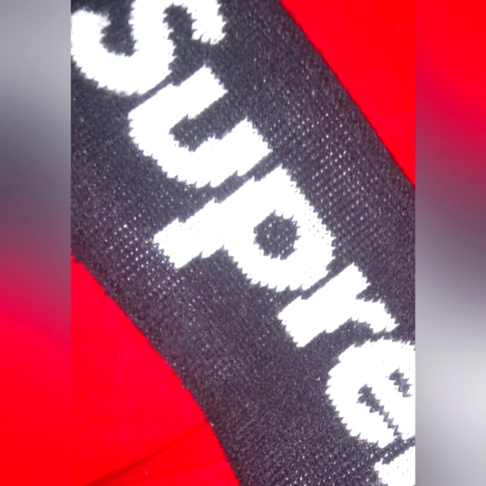Authentic SUPREME Headband Black/White New Era!